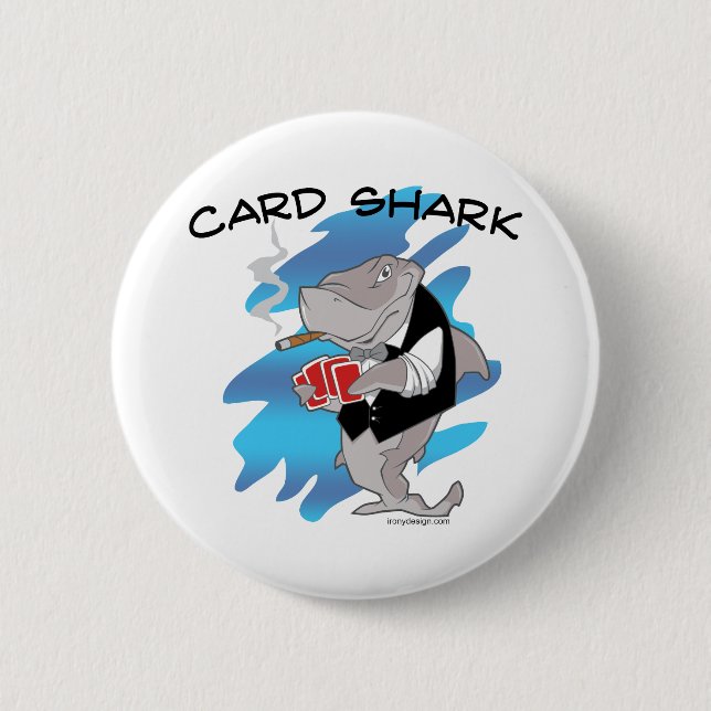 Card Shark 2 Inch Round Button (Front)