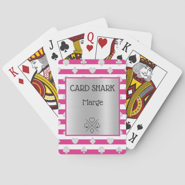 "Card Shark" Personalized Playing Cards (Back)