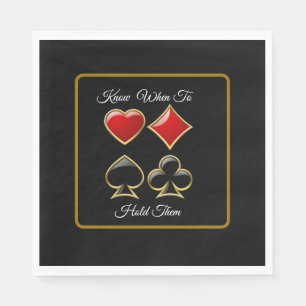 Card Shark Poker Party Napkin