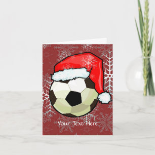 Card - Soccer Ball Christmas