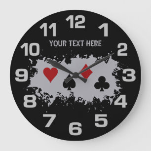 Card Splash custom wall clocks
