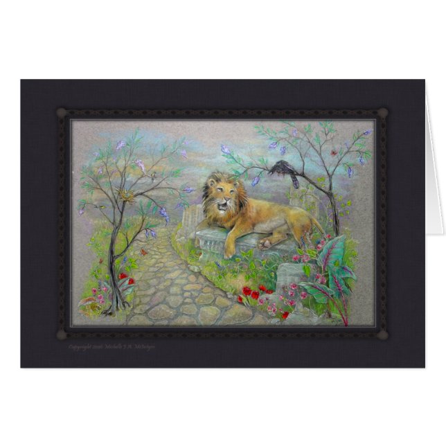 Card - Storybook Lion (Front Horizontal)