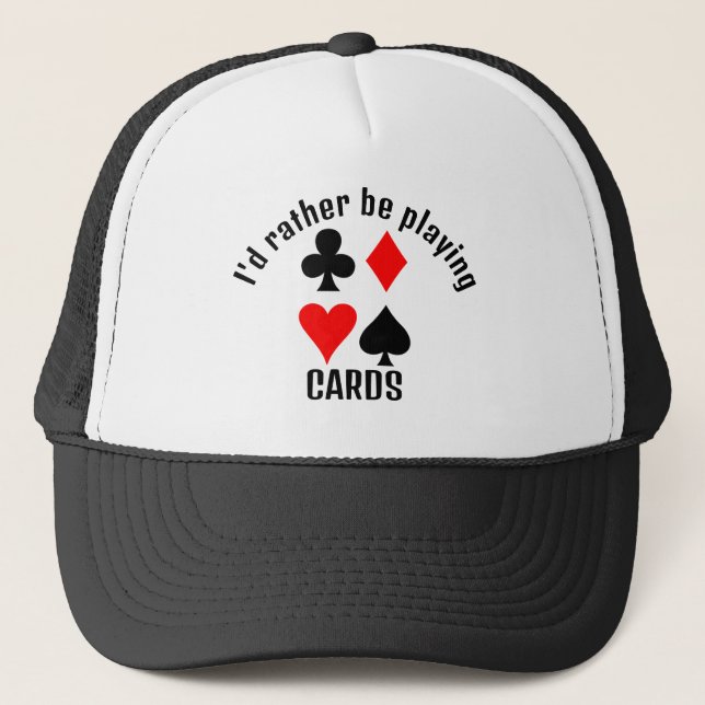 Card Suits Design Hat (Front)
