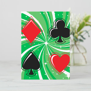 Card Suits Invitations