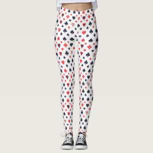 Card Suits Leggings, Leggings