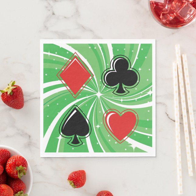 Card Suits Paper Napkins (Creator Uploaded)