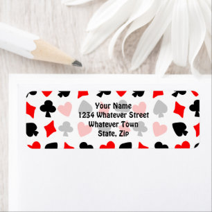 Card Suits Return Address