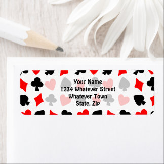 Card Suits Return Address