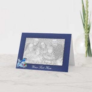 Card Template - Blue Jay Border