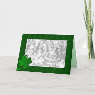Card Template - Luck of the Irish Shamrock