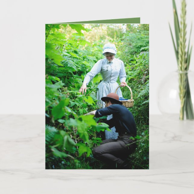 Card —Victorian cheerfulness quote inside (Front)