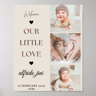 card welcom poster