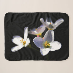 Cardamine Pratensis Flowers sbcnm Sherpa Blanket