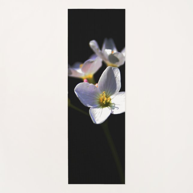 Cardamine Pratensis Flowers ymcnm Yoga Mat (Front)