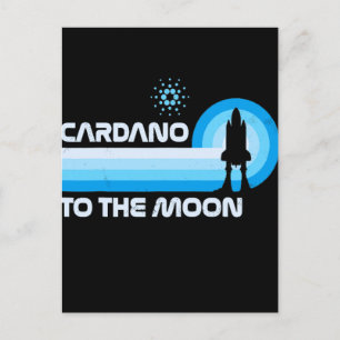 CARDANO-TO THE MOON  POSTCARD