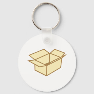Cardboard box keychain