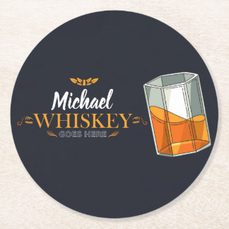 Cardboard boxes round paper coaster