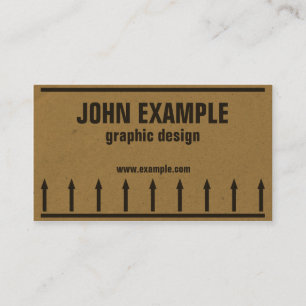 Cardboard Business Card