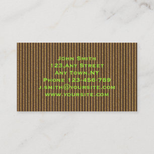 Cardboard Business Card Template