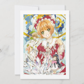 Cardcaptor Sakura Sakura Kinomoto, Tomoyo and Syao Invitation