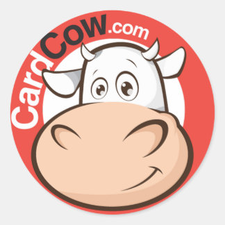 CardCow Vintage Postcards Sticker
