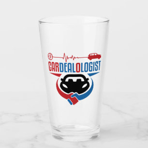 Cardealologist Car Salesman Salesperson Glass
