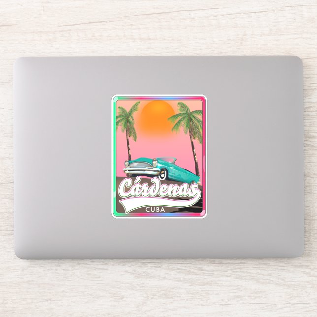 Cárdenas Cuba vintage travel poster (Computer)