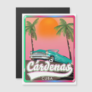 Cárdenas Cuba vintage travel poster