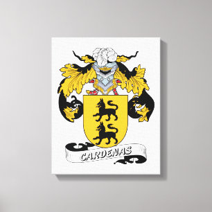 Cardenas Family Crest Canvas Print