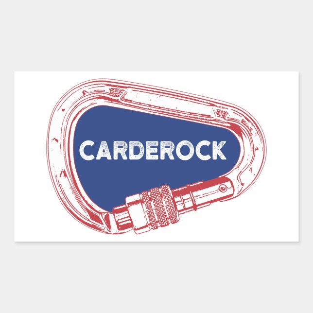 Carderock Climbing Carabiner Sticker (Front)