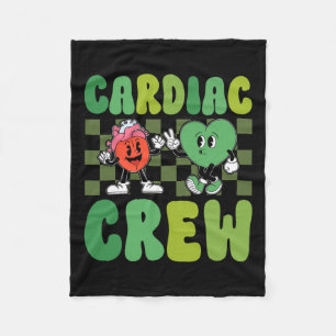 Cardiac Crew - Cardiology Cardiac Nurse Nursing St Fleece Blanket