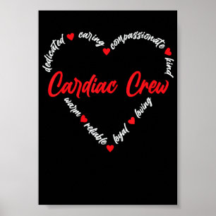 Cardiac Crew Cardiology Nurse Cardiologist Poster