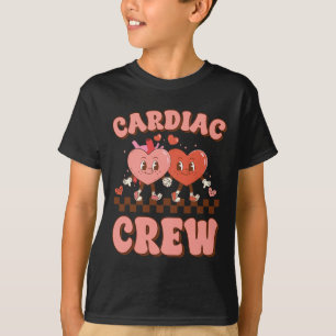Cardiac Crew Heart Nurse Echo Tech Valentine Days  T-Shirt