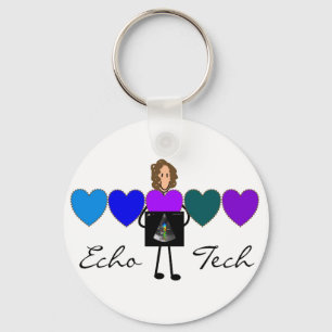 Cardiac Echo Technician Unique Gifts Keychain