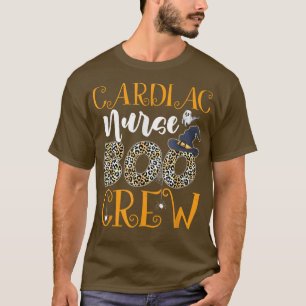 Cardiac Nurse Boo Crew Spooky Halloween Boo Ghost T-Shirt
