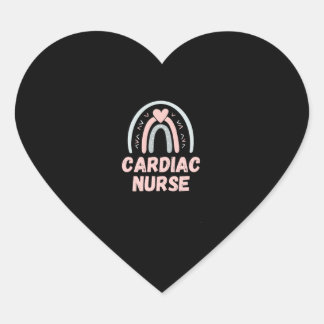Cardiac Nurse Cardiac Nurse Gift Heart Sticker