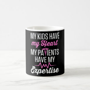 Cardiac Nurse Mom Cardiology My Kids Have my Heart Coffee Mug