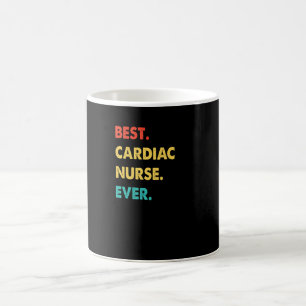 Cardiac Nurse Profession Retro Best Cardiac Nurse  Coffee Mug
