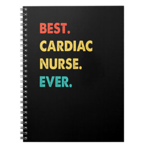 Cardiac Nurse Profession Retro Best Cardiac Nurse Notebook