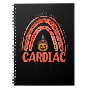 Cardiac Nurse Rainbow Halloween Cardiac Nursing Co Notebook