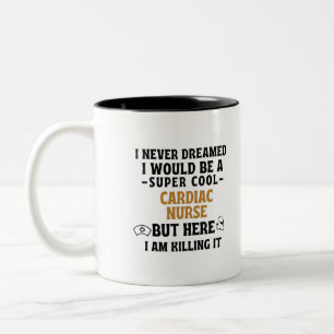 CARDIAC NURSE Two-Tone COFFEE MUG