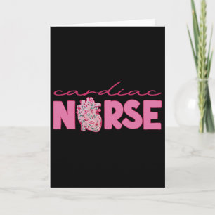 Cardiac Nurse Valentine’s Day Valentine Cardiology Card