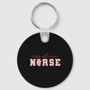 Cardiac Nurse Valentine's Day Telemetry Nurse Cvic Keychain