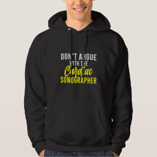 Cardiac Sonographer Echo Tech Rdcs Hoodie