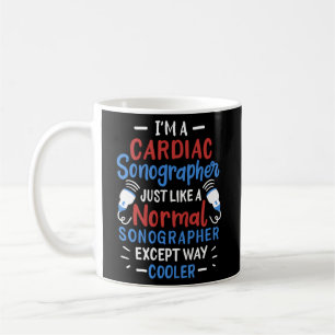 Cardiac Sonographer Echocardiographer Echo Tech Coffee Mug