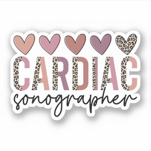 Cardiac Sonographer Gift, Cardiac Sonography (Front)