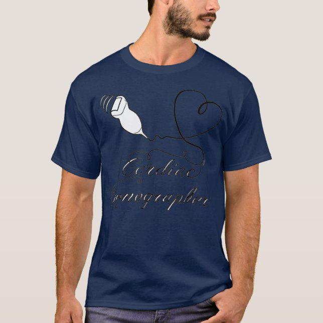 Cardiac Sonographer Medical Heart  for Men Kids T-Shirt (Front)