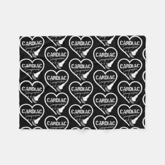 Cardiac Sonographer Ultrasound Doctor  Fleece Blanket