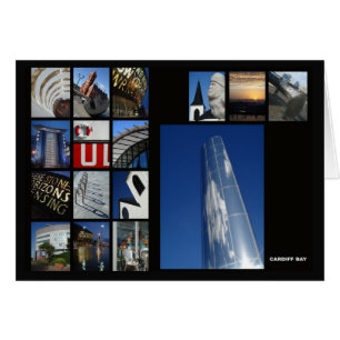 Cardiff Bay carte multi-images