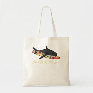 Cardiff by the Sea California Beach Souvenir Graph Tote Bag